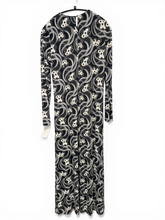 Load image into Gallery viewer, La DoubleJ Flowing Jersey Swing Dress – Black & White Print – Size M