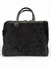 Load image into Gallery viewer, Fendi 2Jours Medium Shearling Tote – Black