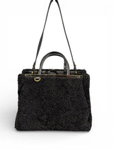 Load image into Gallery viewer, Fendi 2Jours Medium Shearling Tote – Black