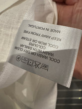 Load image into Gallery viewer, Asceno White Linen Sleeveless Tunic Dress – V-Neck Minimal UK S