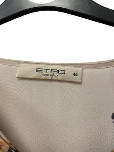 Etro silk cream dress