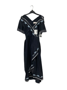 Peter pillotto blue designed dress