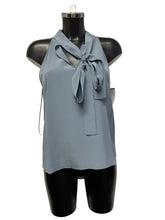 Load image into Gallery viewer, Nili Lotan Light Blue Sleeveless Blouse Size Medium
