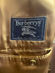 Burberry Men’s Overcoat. Size 44