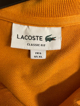 Load image into Gallery viewer, Men’s Lacoste Orange Polo Shirt Size XL
