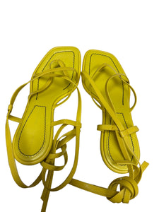 Proenza Schouler Yellow Low-Heel Sandals Size 6.5