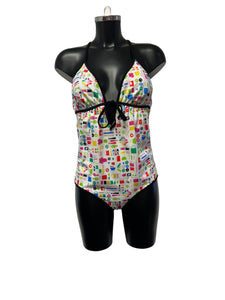 Fendi ladies patterned swimsuit