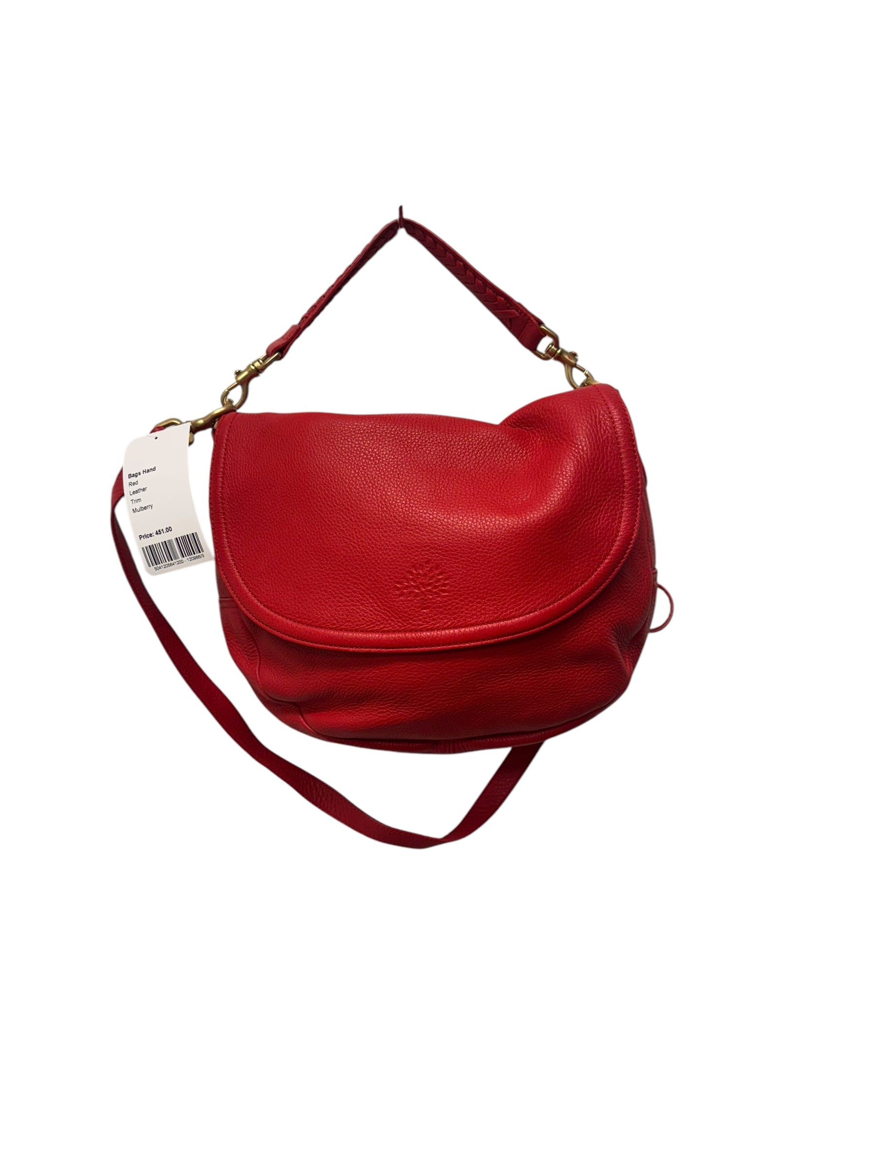 Mulberry red leather bag – Stock Exchange Sunninghill