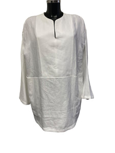 Loro Piana Ladies White Linen Top Size Medium