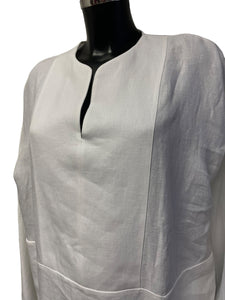 Loro Piana Ladies White Linen Top Size Medium