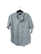 Load image into Gallery viewer, Ralph Lauren stipped buttoned down t-shirt
