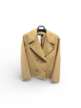Load image into Gallery viewer, Joseph wool camel cropped jacket size 12
