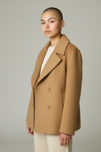 Load image into Gallery viewer, Joseph wool camel cropped jacket size 12
