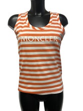 Load image into Gallery viewer, Moncler Orange and White Sleeveless Top Size Small
