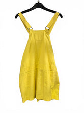 Load image into Gallery viewer, See by Chloé Yellow Cotton Pinafore Dress (Size 8 / IT 44)
