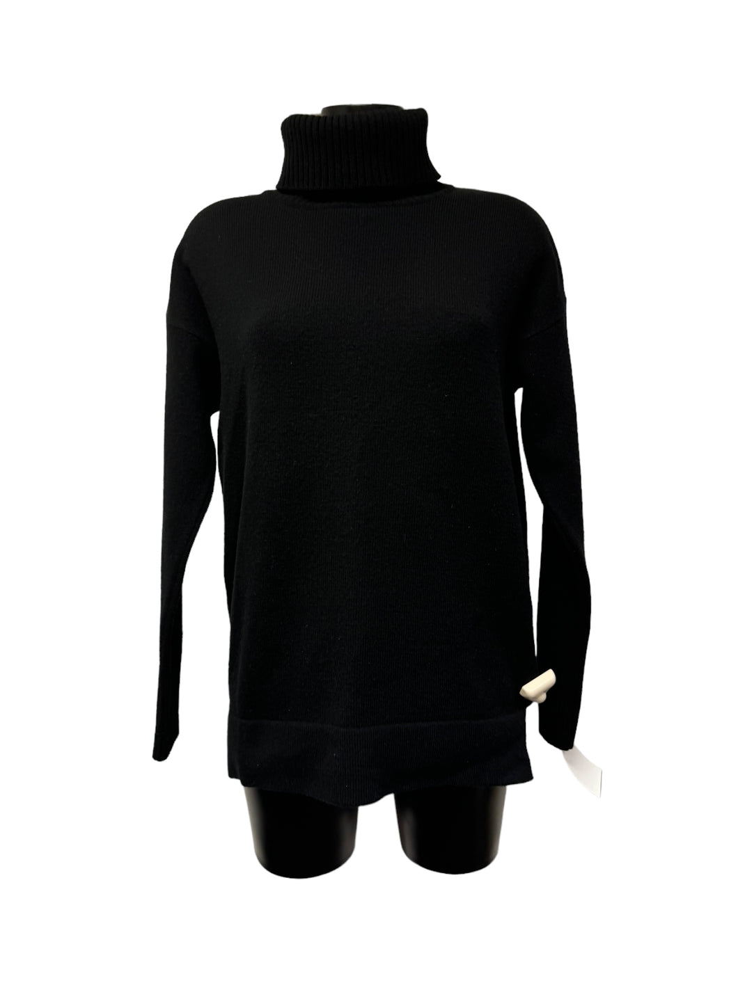 ME+EM black turtle neck jumper size small