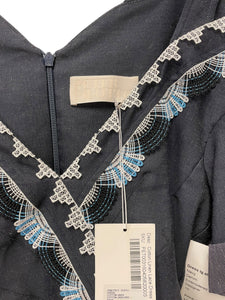 Peter pillotto blue designed dress