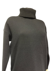 ME+EM black turtle neck jumper size small