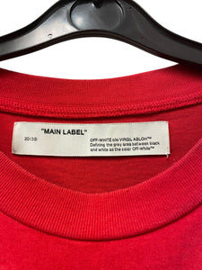 Off white red shirt large