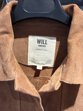 Load image into Gallery viewer, Sezane suede shirt jacket small
