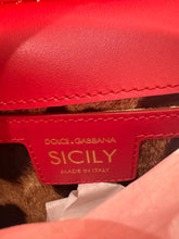 Load image into Gallery viewer, Dolce &amp; Gabbana Small Sicily Bag BB7116 Red Patent Leather Mini Top Handle
