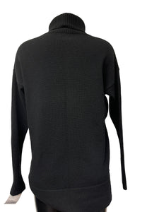 ME+EM black turtle neck jumper size small