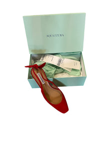 Aquazzura red heals