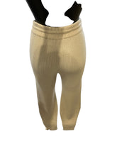 Load image into Gallery viewer, Loro Piana Cream Ribbed Cashmere Trousers
