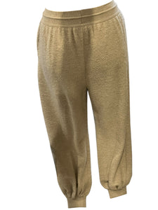 Loro Piana Beige Cashmere Cuffed Trousers