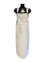 Load image into Gallery viewer, White Dungaree Dress
