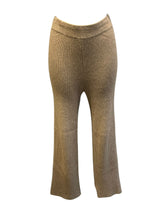 Load image into Gallery viewer, KUJTEN Cashmere Ribbed Camel Trousers
